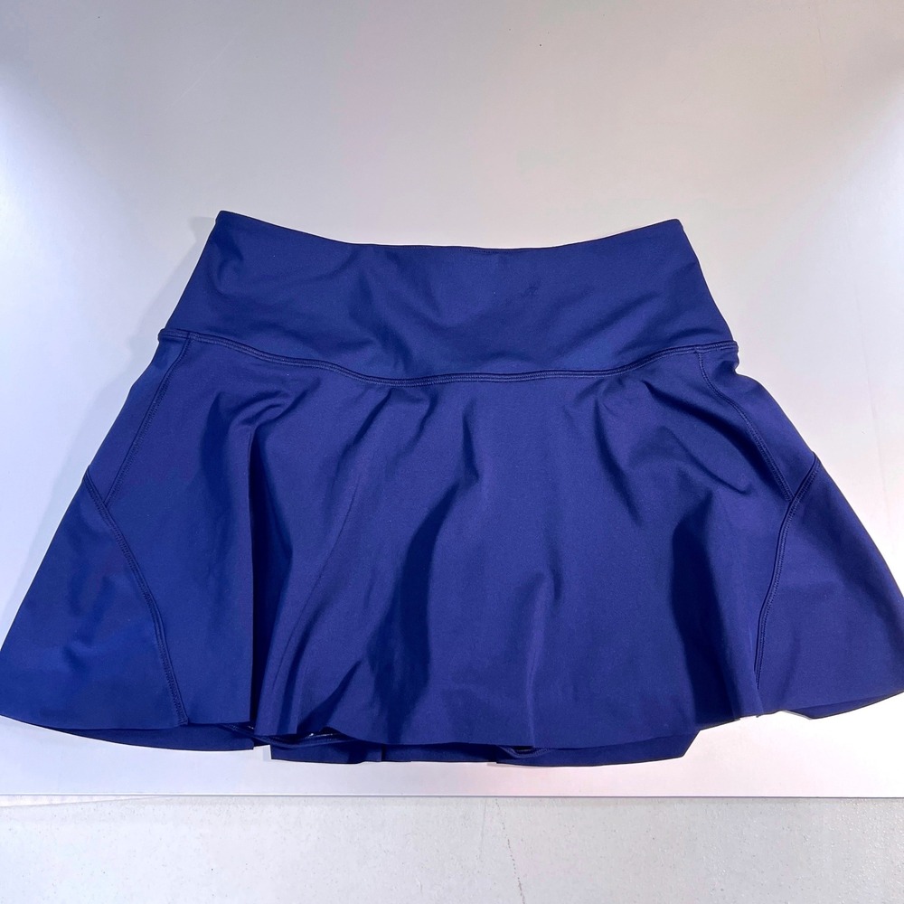 Athleta Tennis Skort Navy Blue Athletic Skirt Small S/P cute pickleball outfit
